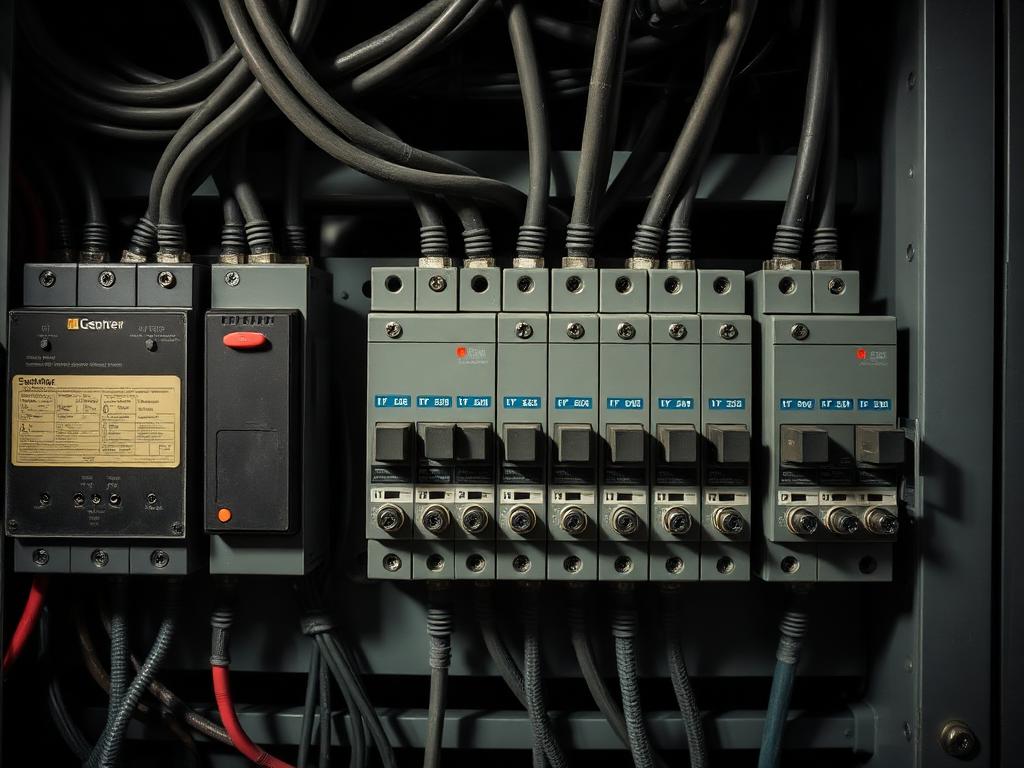 Painel elétrico industrial